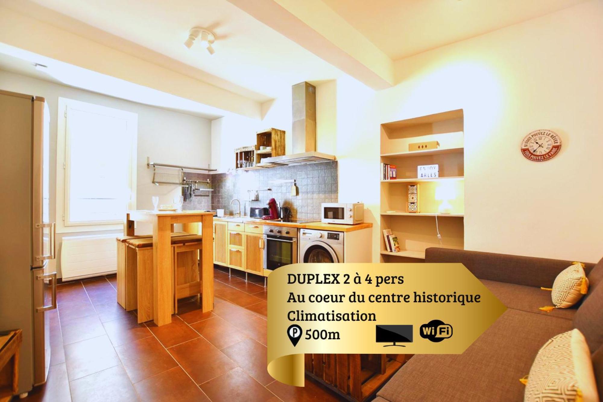 Succes - Tres Beau Duplex- Coeur D'Arles- Climatisation Leilighet Eksteriør bilde